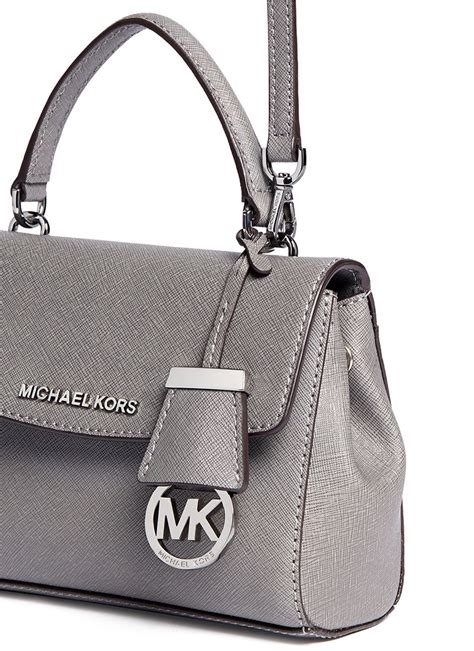 michael kors ava mini gray|MICHAEL Michael Kors Ava Mini Crossbody .